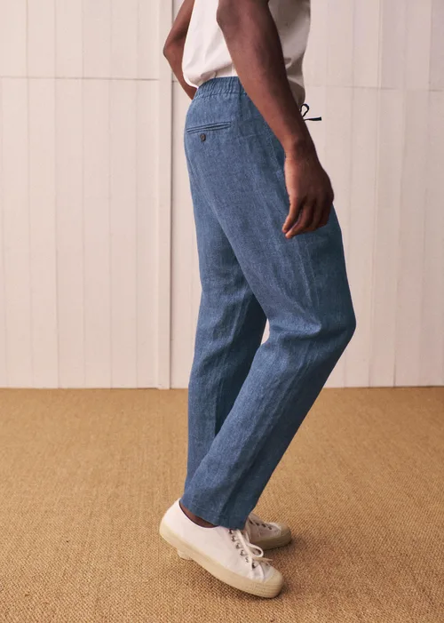 Pantalon Agnel - Bleu Chiné — image 5