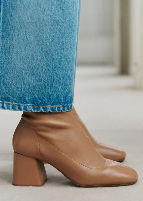 Bottines Aline - Miel Lisse — image 3
