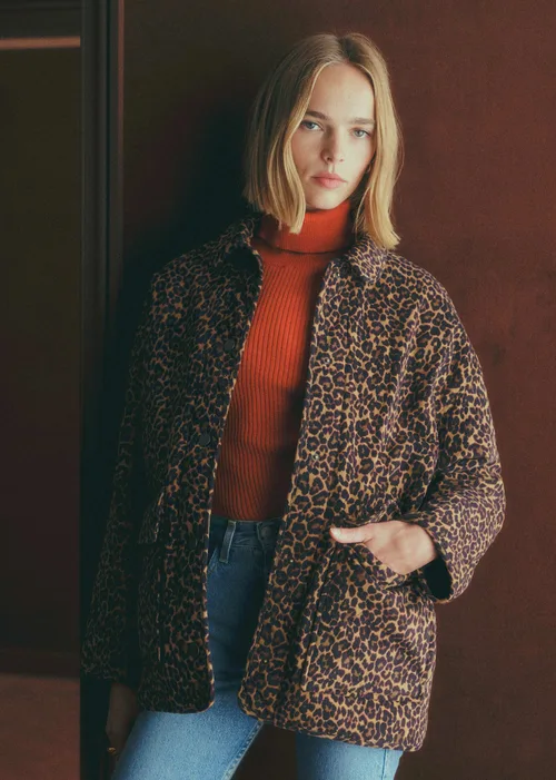 Veste Flo - Imprimé Winter Leopard Big