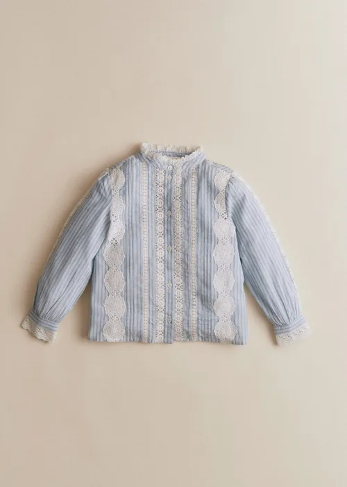 Rayures Bleu Ecru