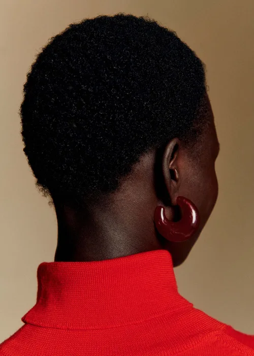 Anneaux Grace - Rouge Carmin — image 4
