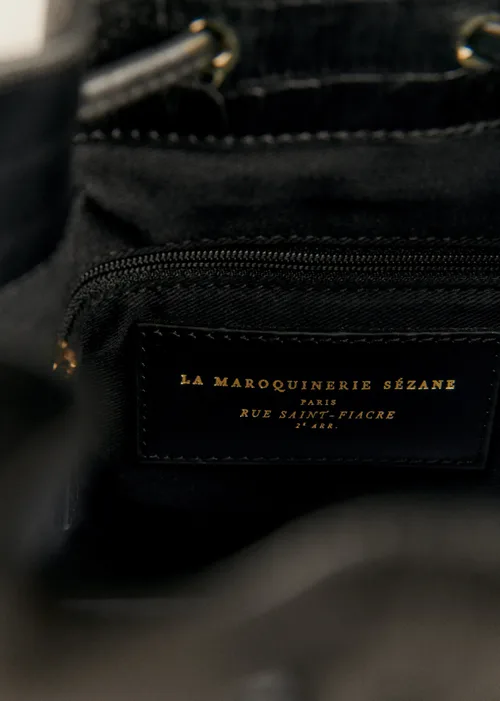 Bourse Farrow - Noir Croco — image 3