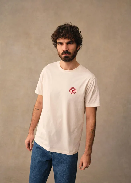 T-Shirt Macaron Amour Club - Écru — image 3