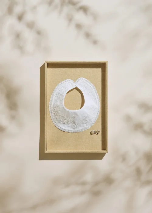 Bavoir Claudie - Ecru