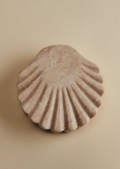 Boite Coquillage - Travertin naturel — image 2