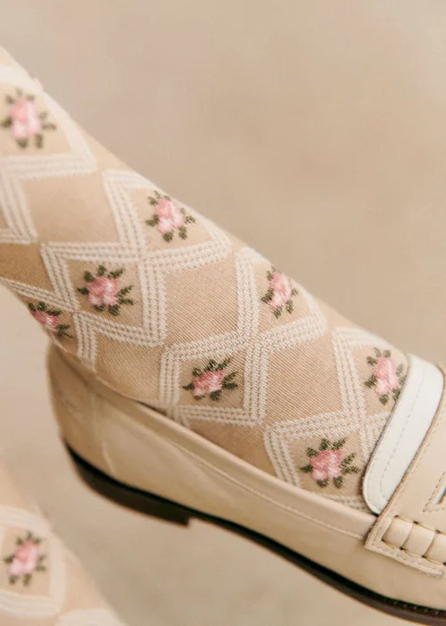 Chaussettes Julia - Beige — image 3