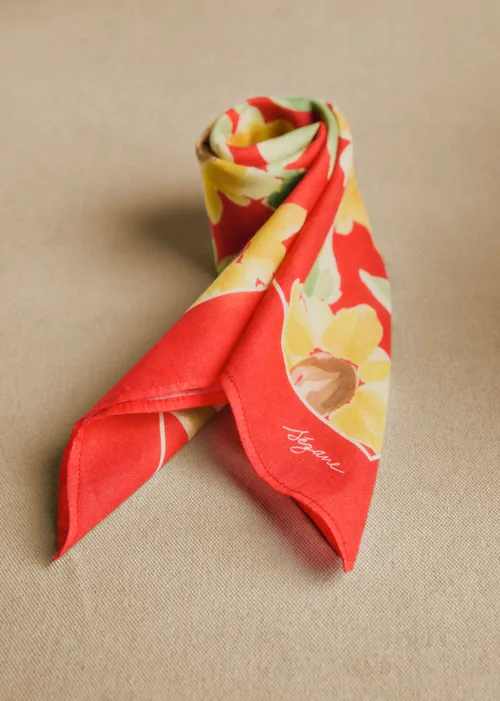 Foulard Gaston - Imprimé Tournesol — image 3