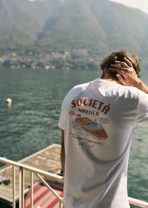 T-Shirt Societa Nautica - Blanc — image 6