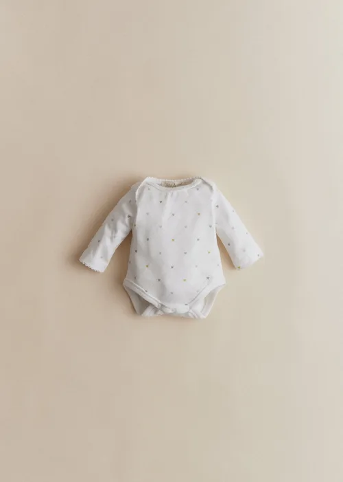 Body Icare - Imprimé Coeur Croisillon Pastel