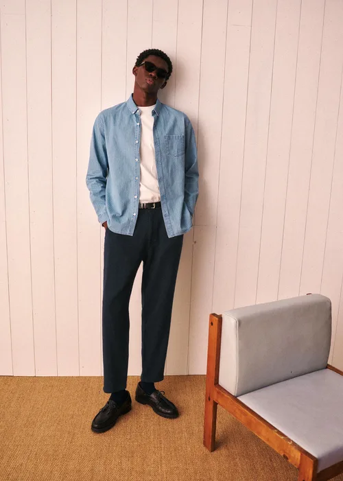 Chemise Charlie Denim - Rayures Délavées — image 3