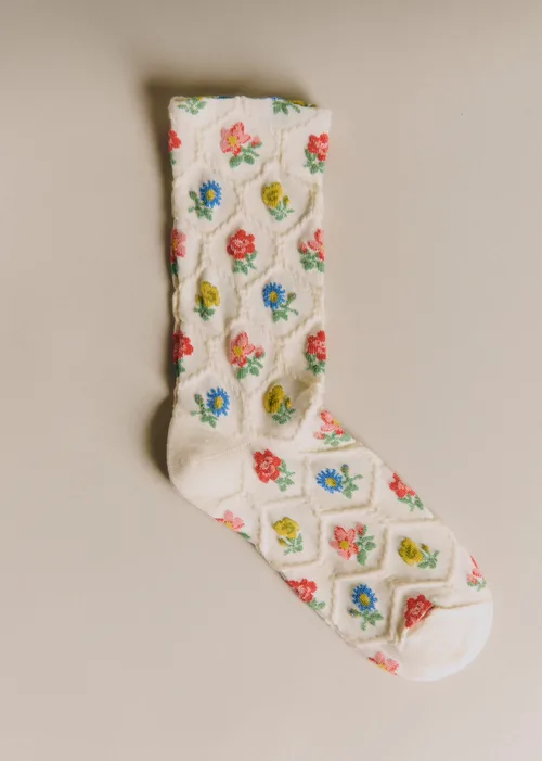 Chaussettes Giulia - Bouquets De Fleurs Multico