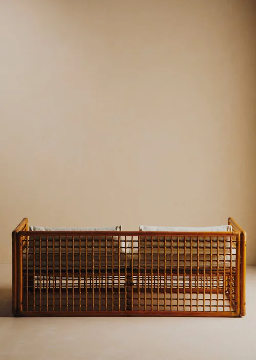 Canapé par Afra & Tobia Scarpa années 70 - Rotin — image 6