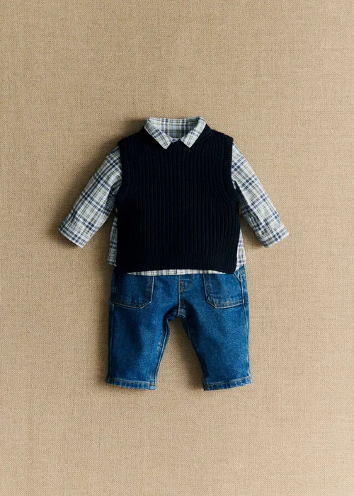 Pantalon Gaby - Bleu Denim Délavé — image 3