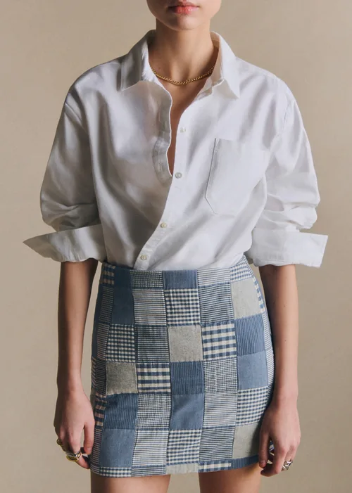 Patchwork Carreaux Bleu