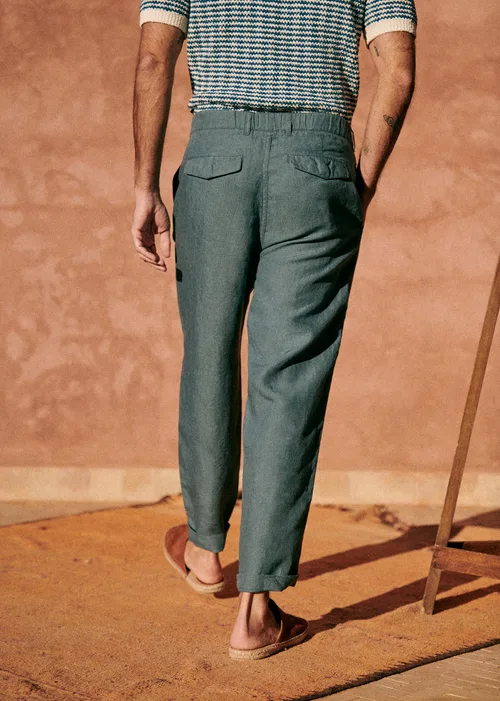 Pantalon Shane Lin - Bleu Acier — image 4