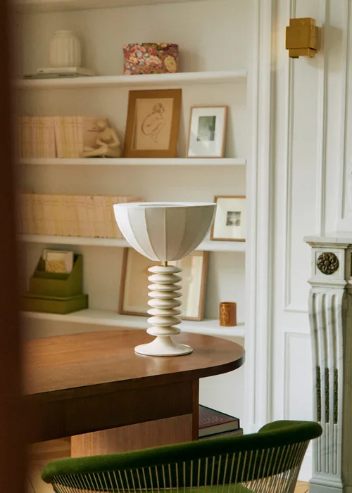 Lampe Tango - écru - Abat-jour Tango - Coton écru — image 4