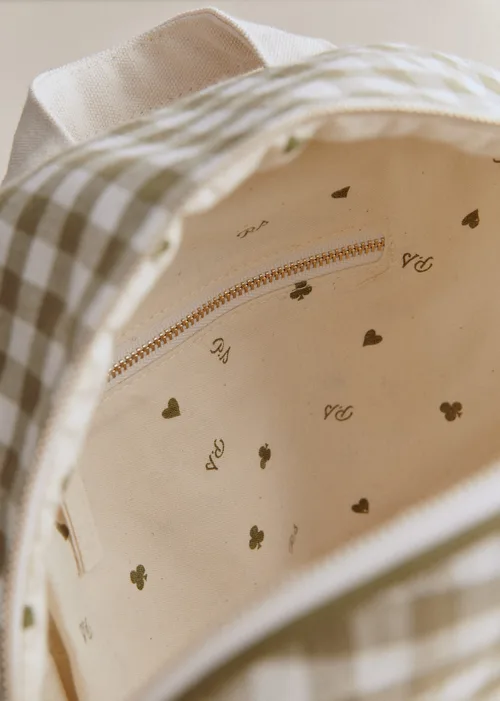 Sac à dos - Vichy Vert — image 4