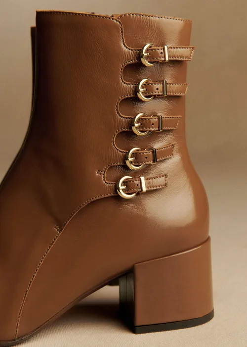 Bottines Leonie - Taupe Vernis — image 4