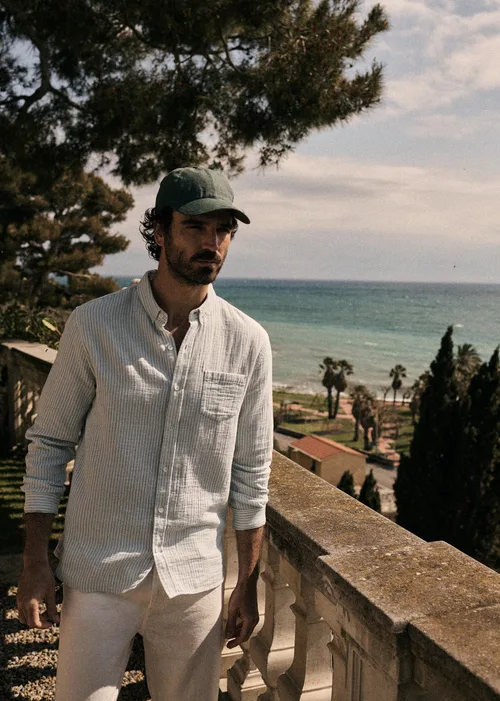 Chemise Luke - Rayures Bleu / Blanc — image 2