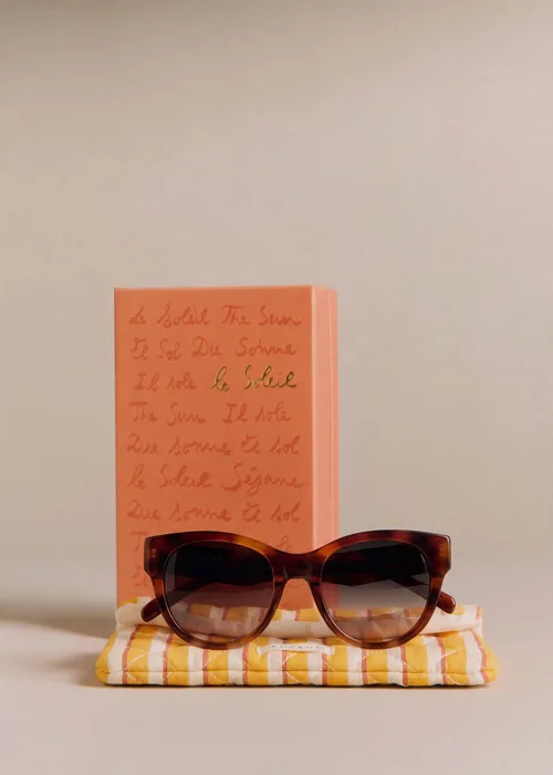 Lunettes de soleil Chiara - Ecaille Blonde — image 5