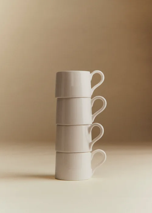 Coffret de 4 tasses expresso - Ecru — image 6