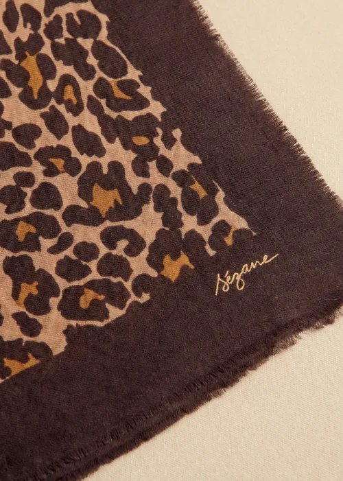 Etole Pio - Imprimé Winter Leopard Brown — image 3