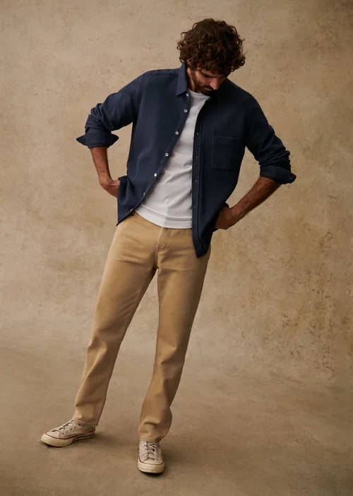 Chemise Lars Waffle - Bleu Chiné — image 6