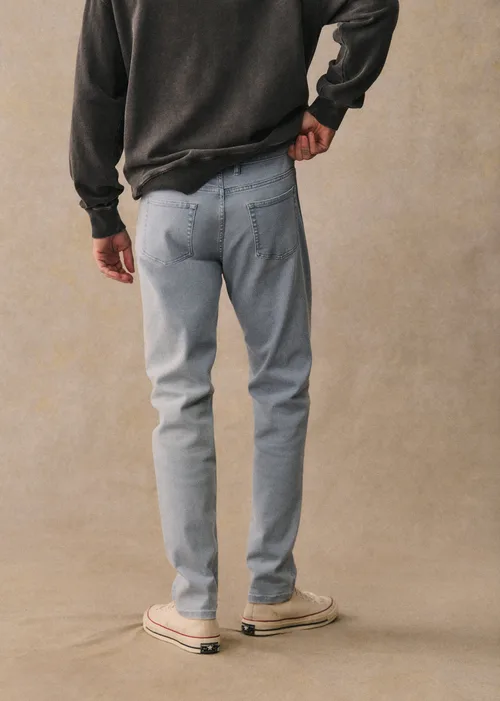 Jean Avi Slim - Bleu Denim Délavé — image 3