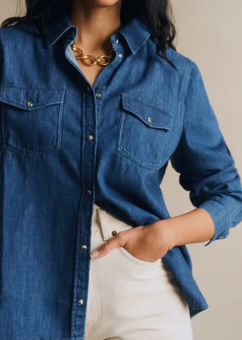 Chemise Alba - Bleu Denim — image 3