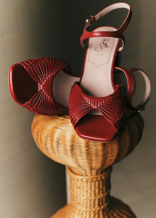 Sandales Charlie - CFM Souliers x Éditions Sézane - Lisse Terracotta — image 6