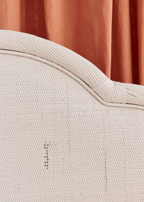 Ensemble de chambre vintage : tête de lit et paire de chevets - Rotin — image 5