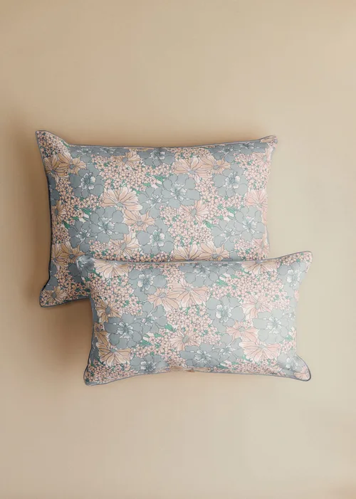Coussin Imprimé - Grand modèle - Imprimé Bleu des Prés — image 4