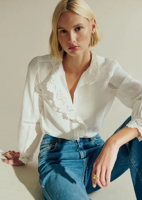 Chemise Chlo - Crochet Écru — image 4