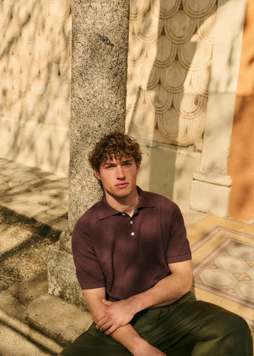 Polo Maille Marnil - Marron — image 5
