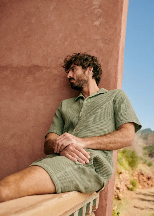 Chemise Holt Gaufrée - Vert — image 3