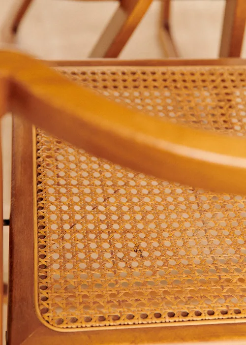Lot de 6 chaises pliantes par Aldo Jacobert années 60 - Cannage — image 5
