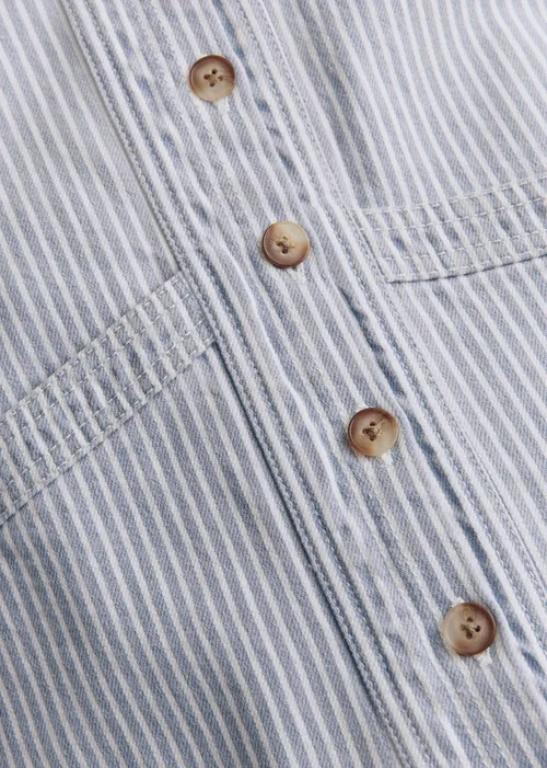 Veste Will - Denim Rayé Bleu — image 3