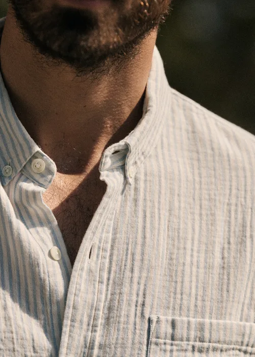Chemise Luke - Rayures Bleu / Blanc — image 7