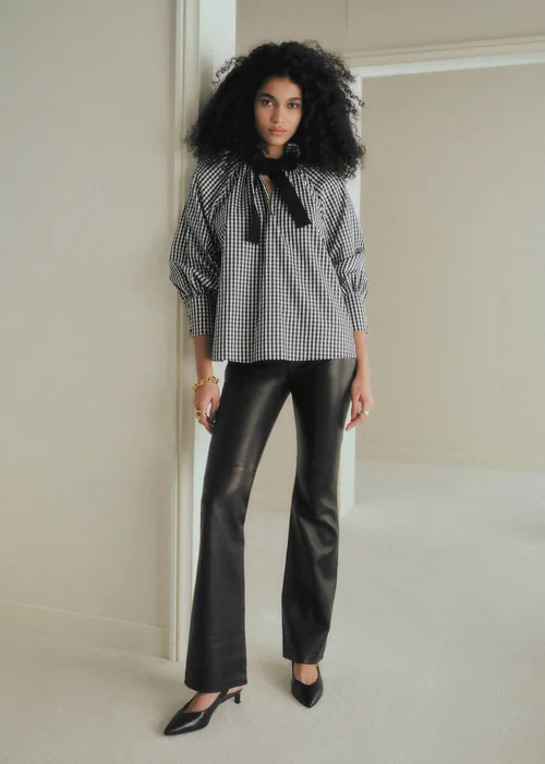 Chemise Hillis - Vichy Noir et Blanc — image 4