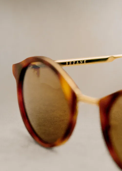 Lunettes de soleil Bonnie - Ecailles et Doré — image 3