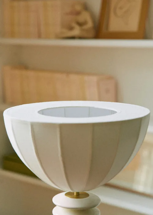 Lampe Tango - écru - Abat-jour Tango - Coton écru — image 7