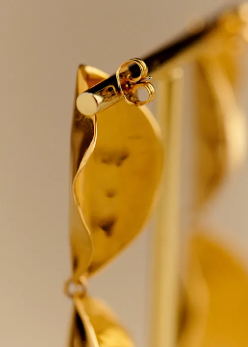 Boucles d'oreilles Victoria - Doré — image 3