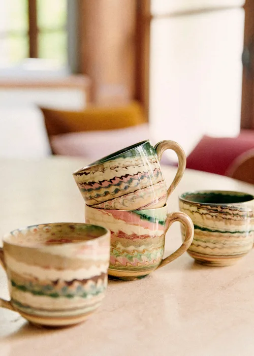 Coffret de 4 tasses - Florence Girod - Terre Mêlée — image 1
