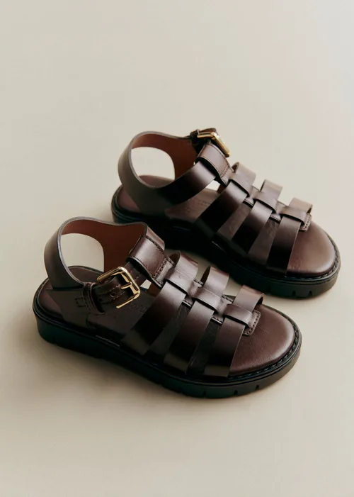 Sandales Low Allie - Chocolat Glacé