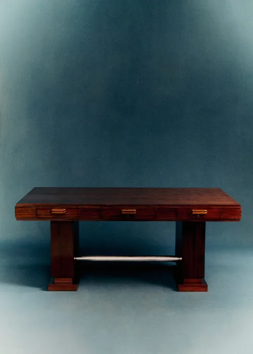 Bureau art déco acajou années 30 - Acajou — image 2