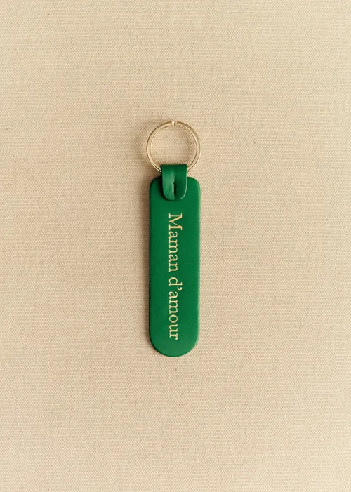 Porte-clés - Vert "Maman d'amour"