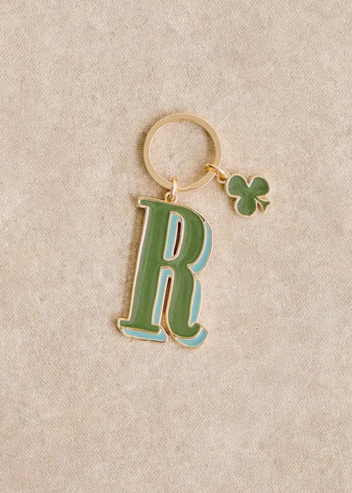 Porte-Clé Abécédaire - Lettre R - Vert — image 2