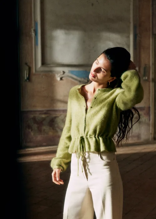 Gilet Barbara - Vert Amande — image 3