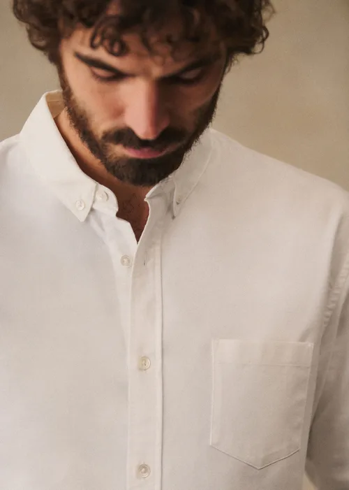 Chemise Charlie Oxford - Blanc — image 4