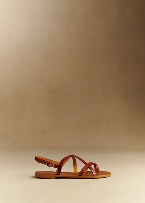 Sandales Low Adeline - Cuir Naturel Héritage — image 7